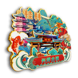 Refrigerator Magnet for Xingping Ancient Town, Guilin, Guangxi, China  15