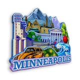 Магнит на холодильник для Миннеаполиса, Миннесоты, США 1002