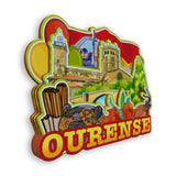 Refrigerator Magnet for Ourense Spain  1551