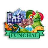Refrigerator Magnet for Funchal Portugal  1966