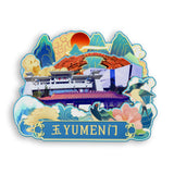 Refrigerator Magnet for Yumen, Gansu, China  828