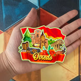 Kühlschrankmagnet für Oviedo, Spanien 1407