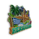 Refrigerator Magnet for Heraklion Greece  1741