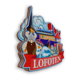 Kühlschrankmagnet für Lofoten Norwegen 2290