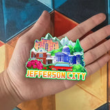 Refrigerator Magnet for Jefferson City Missouri USA  1023