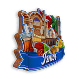 Refrigerator Magnet for Izmir Turkey  1632