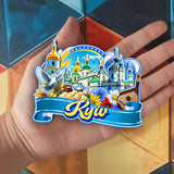 Refrigerator Magnet for Kyiv Ukraine  2391