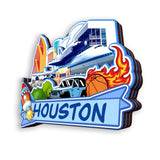 Kühlschrankmagnet für Houston Texas USA 382