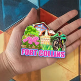 Kühlschrankmagnet für Fort Collins Colorado USA 274