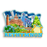 Refrigerator Magnet for Rethymnon Greece  1743