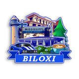 Refrigerator Magnet for Biloxi Mississippi USA  1012