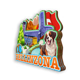 Refrigerator Magnet for Bellinzona Switzerland  2062