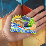Refrigerator Magnet for Glyfada Greece  1778