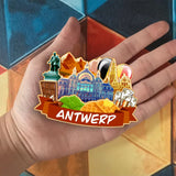 Refrigerator Magnet for Antwerp Belgium  2006