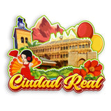 Refrigerator Magnet for Ciudad Real Spain  1497