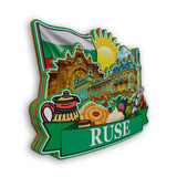 Kühlschrankmagnet für Ruse Bulgarien 2449