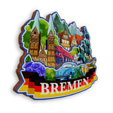 Refrigerator Magnet for Bremen Germany  1183