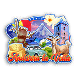 Refrigerator Magnet for Andorra la Vella Andorra  2404