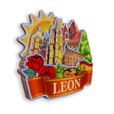 Refrigerator Magnet for Leon Spain  1507