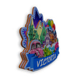 Refrigerator Magnet for Victoria Canada  1874