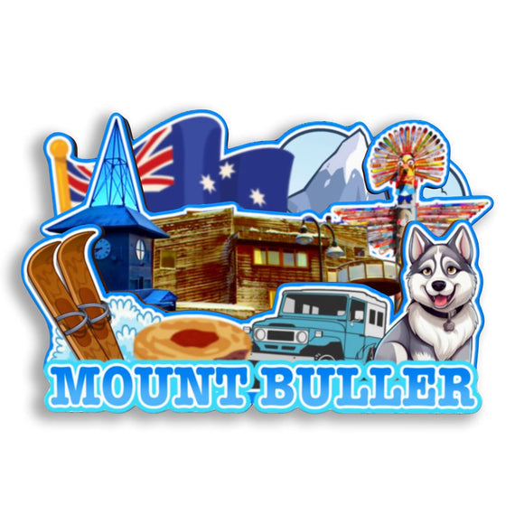 Refrigerator Magnet for Mount Buller Australia  2718