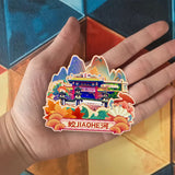 Refrigerator Magnet for Jiaohe, Jilin, China  738