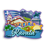 Refrigerator Magnet for Kavala Greece  1735