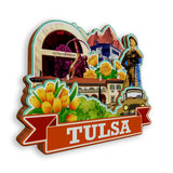 Refrigerator Magnet for Tulsa Oklahoma USA  1103