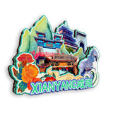 Kühlschrankmagnet für Xianyang, Shaanxi, China 424
