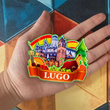 Kühlschrankmagnet für Lugo, Spanien 1549