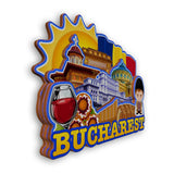 Refrigerator Magnet for Bucharest Romania  2316