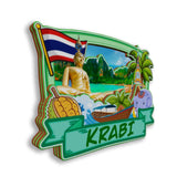Refrigerator Magnet for Krabi Thailand  2788