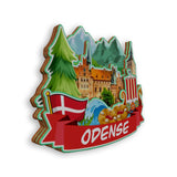 Refrigerator Magnet for Odense Denmark  2071