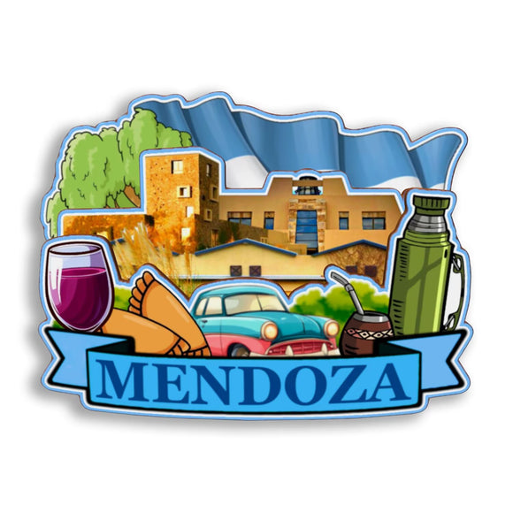 Refrigerator Magnet for Mendoza Argentina  2828