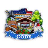 Refrigerator Magnet for Cody Wyoming USA  925