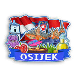 Refrigerator Magnet for Osijek Croatia  2233