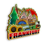 Refrigerator Magnet for Frankfurt Germany  1170