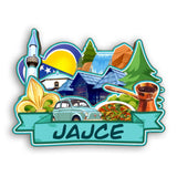 Refrigerator Magnet for Jajce Bosnia and Herzegovina  2412