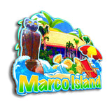 Kühlschrankmagnet für Marco Island, Florida, USA 200
