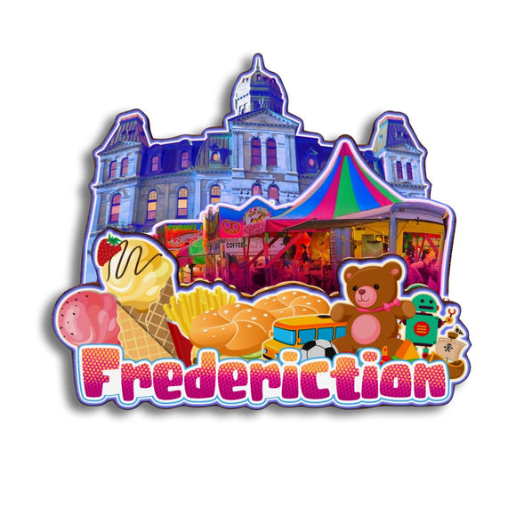 Refrigerator Magnet for Frederiction New Brunswick Canada  127