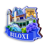 Refrigerator Magnet for Biloxi Mississippi USA  1011