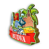 Refrigerator Magnet for Budva Montenegro  2421