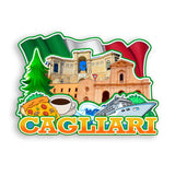 Kühlschrankmagnet für Cagliari, Italien 1286