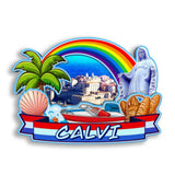 Refrigerator Magnet for Calvi France  2641