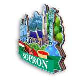 Магнит на холодильник для Шопрона, Венгрия 2147