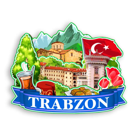 Kühlschrankmagnet für Trabzon, Türkei 1651