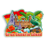 Kühlschrankmagnet für die Insel Gran Canaria, Spanien 1419