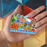 Refrigerator Magnet for Leeuwarden Netherlands  1992
