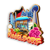 Refrigerator Magnet for D¨¹sseldorf Germany  1176