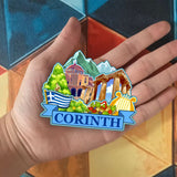 Refrigerator Magnet for Corinth Greece  1731